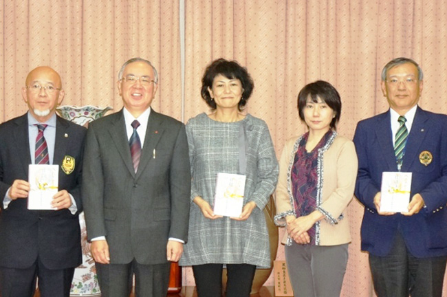 助成金授与式の写真