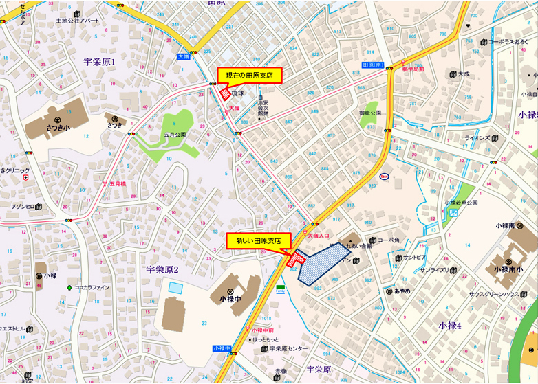 新店舗の地図
