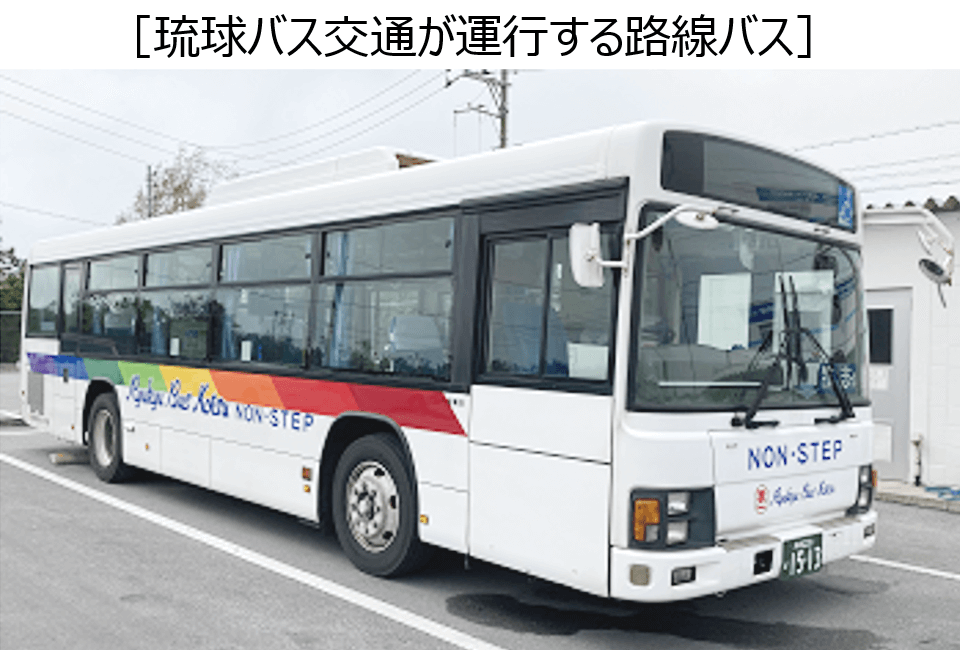 ［琉球バス交通が運行する路線バス］写真