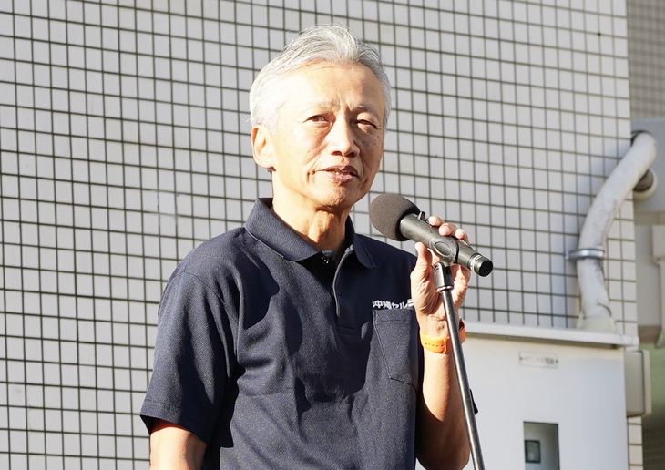 沖縄セルラー電話　特別顧問　菅 隆志様による開会挨拶