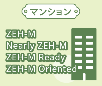 【マンション】・ZEH-M・Nearly ZEH-M・ZEH-M Ready・ZEH-M Oriented